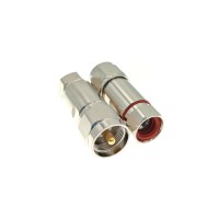 Разъём UHF-male (U-112/1/2 PL259) для фидерного кабеля 1/2", прямой, прижимной